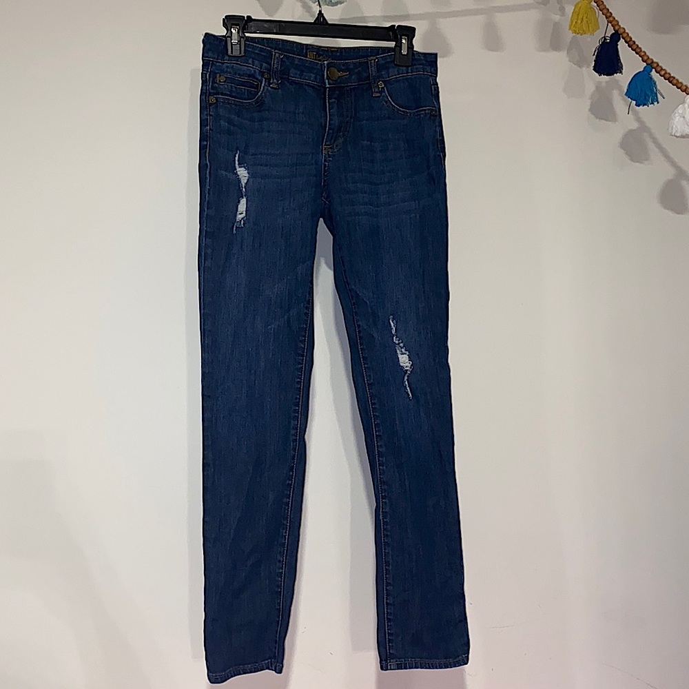 NWOT KUT FROM THE KLOTH DISTRESSED JEANS SZ 2